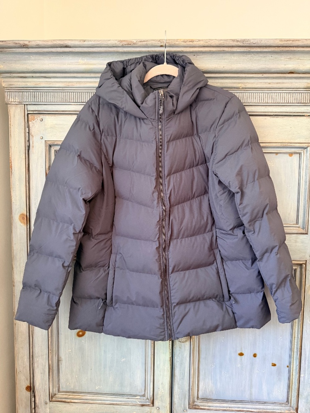 32 Heat Puffer Jacket in Gray Size XL